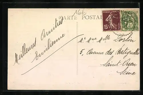 AK Cuvilly, Rue du Moulin