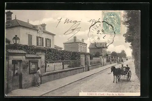 AK Vineuil, Rue de la Mairie