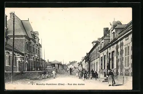 AK Monchy-Humières, Rue des écoles