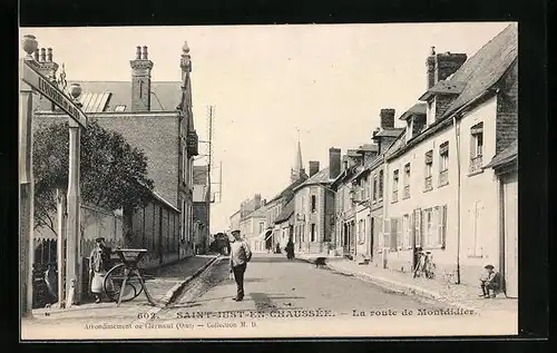 AK Saint-Just-en-Chaussee, La route de Montdidier