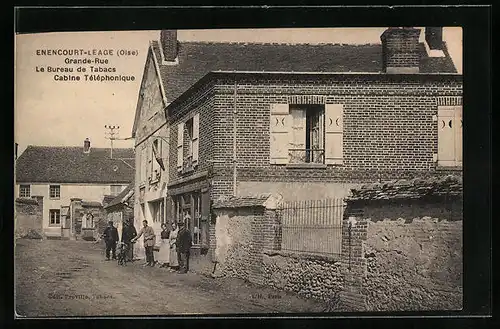 AK Enencourt-Leage, Grande-Rue, Le Bureau de Tabacs Cabine Telephonique