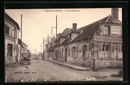 AK Tracy-le-Mont, La Grande Rue