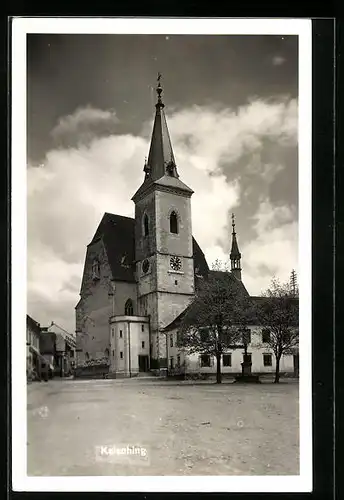 AK Kalsching, Blick zur Kirche