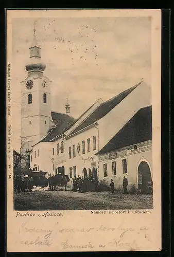 AK Husinec, Namesti s postovnim uradem