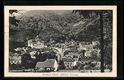 AK Kúpele Trenc. Teplice, Panorama