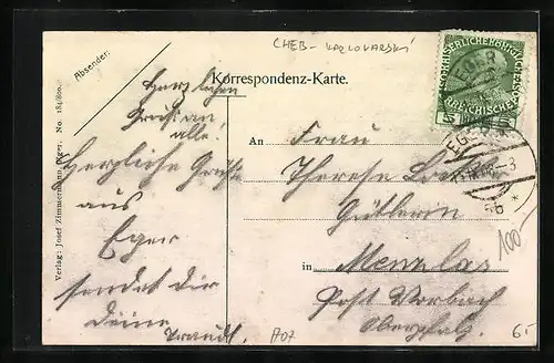 AK Eger, Schustersprung mit Adlervilla