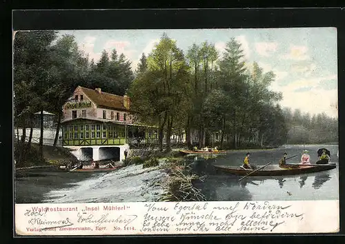 AK Eger, Waldrestaurant Insel Mühlerl