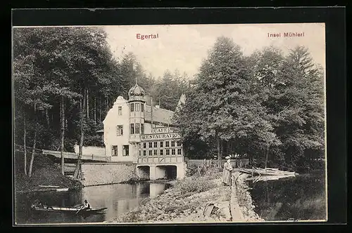 AK Eger, Waldrestaurant Insel Mühlerl