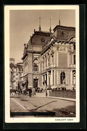 AK Karlovy Vary, Kutsche auf einer Strassenpartie