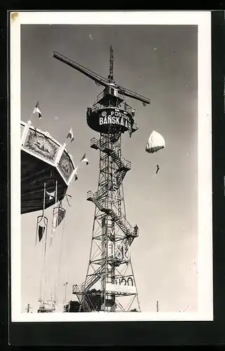 AK Prerov, Stredomoravska vystava 1936, Prvni padakova