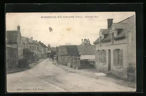 AK Bonneuil-en-Valois, Grande Rue