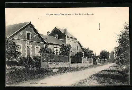 AK Nogent-sur-Oise, Rue de Saint-Quentin