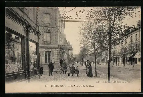 AK Creil, L`Avenue de la Gare