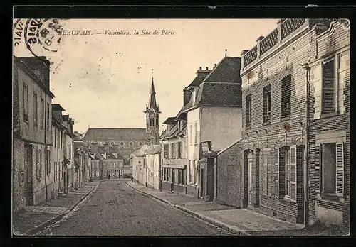 AK Beauvais, Voisinlieu, la Rue de Paris