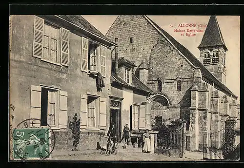 AK Allonne, Maison Desjardins et Eglise