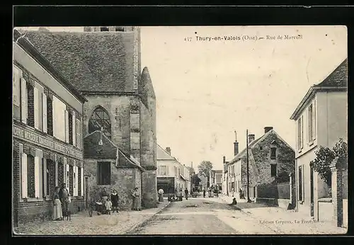 AK Thury-en-Valois, Rue de Mareuil