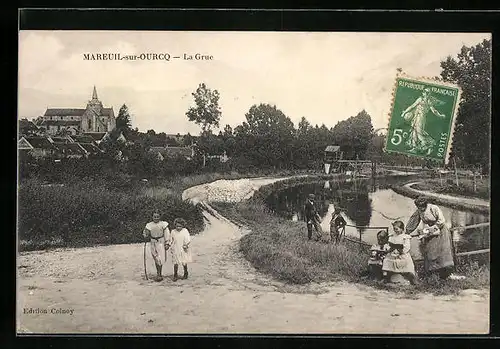 AK Mareuil-sur-Ourcq, La Grue