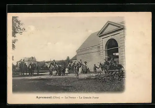 AK Apremont, La Ferma, La Grande Rue