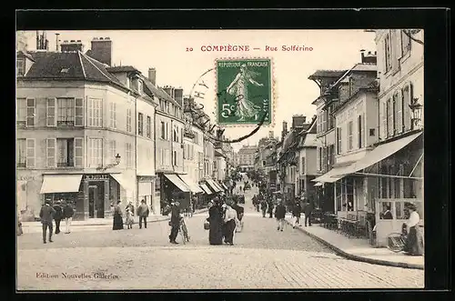 AK Compiègne, Rue Solférino