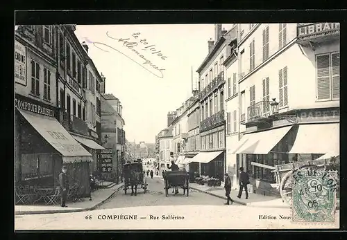 AK Compiègne, Rue Solférino