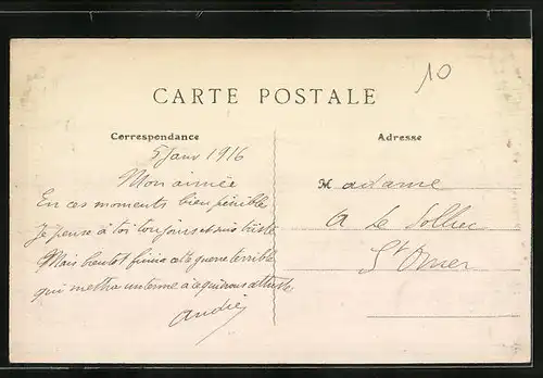 AK Saint-Just-en-Chausée, Rue Carnot