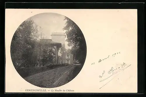 AK Ermenonville, Le Moulin du Château