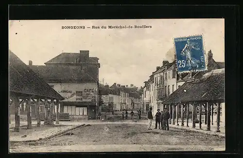 AK Songeons, Rue du Maréchal-de-Boufflers