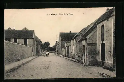 AK Orry, Rue de la Gare