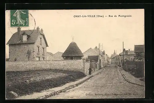 AK Orry-la -Ville, Rue de Montgrésin