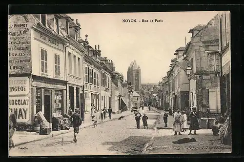 AK Noyon, Rue de Paris