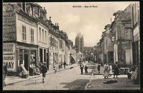 AK Noyon, Rue de Paris