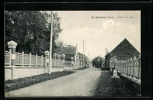 AK Le Coudray, Entrée du pays