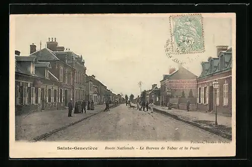 AK Sainte-Geneviève, Route Nationale, Le Bureau de Tabac et la Poste