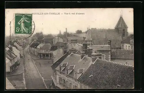 AK Neuilly-en-Thelle, Vue à vol d`oiseau