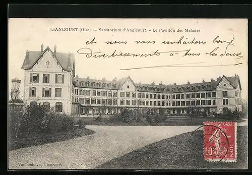 AK Liancourt, Sanatorium d`Angicourt, Le Pavillon des Malades