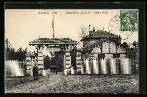 AK Liancourt, Sanatorium d`Angicourt, Porte d`entrée