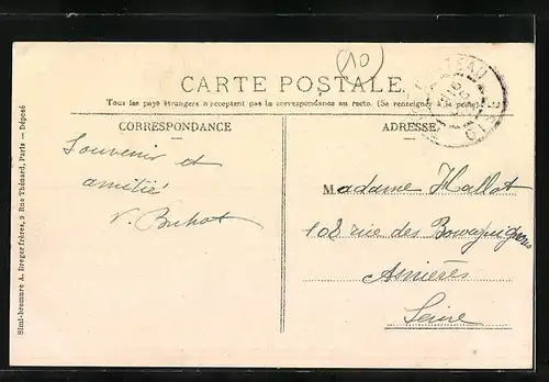 AK Trie-la-Ville, Entrée du Village