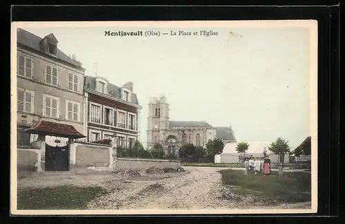 AK Monjavolt, La Place et l`Eglise