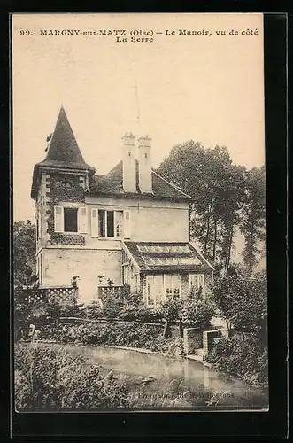 AK Margny-sur-Matz, Le Manoir, La Serre