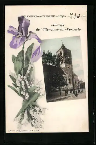 AK Villeneuve-sur-Verberie, L`Eglise