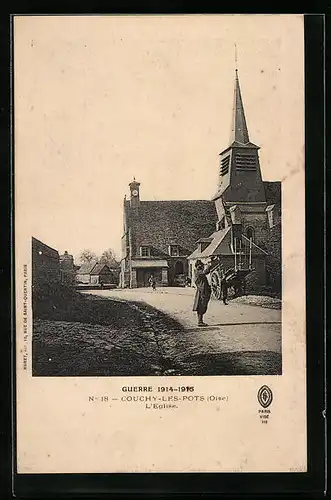 AK Couchy-les-Pots, L`Eglise