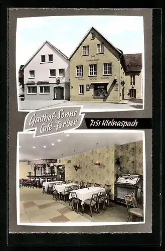AK Kleinaspach, Gasthof-Sonne, Cafe Ferber