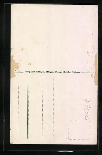 AK Höfingen, Kirche an der Hauptstrasse