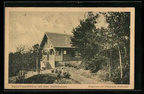 AK Neuhütten /Wüstenrot, Naturfreundehaus auf dem Steinknickle