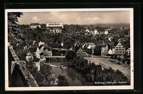 AK Backnang, Blick vom Freithof