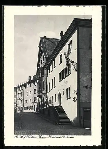 AK Lindau i. Badensee, Gasthof Goldenes Lamm