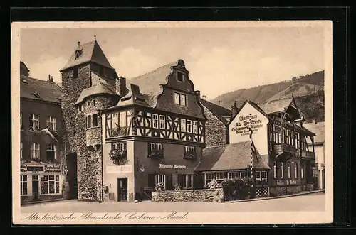 AK Cochem /Mosel, Gasthaus Alte historische Thorschenke