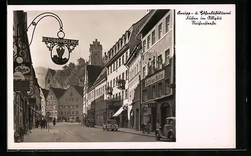 AK Füssen /Allgäu, Gasthaus zum Mohren in der Reichenstrasse