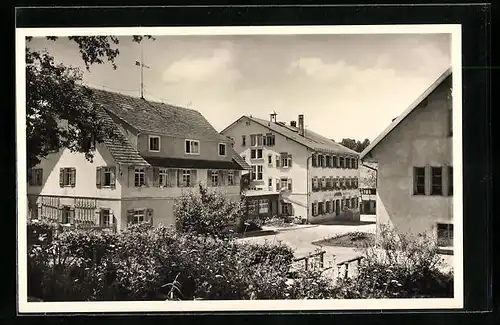 AK Haslachmühle, Strassenpartie mit dem Gasthaus Zieglerstift