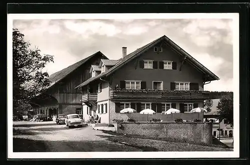 AK Geiselharz /Allgäu, Gasthaus-Pension Engel
